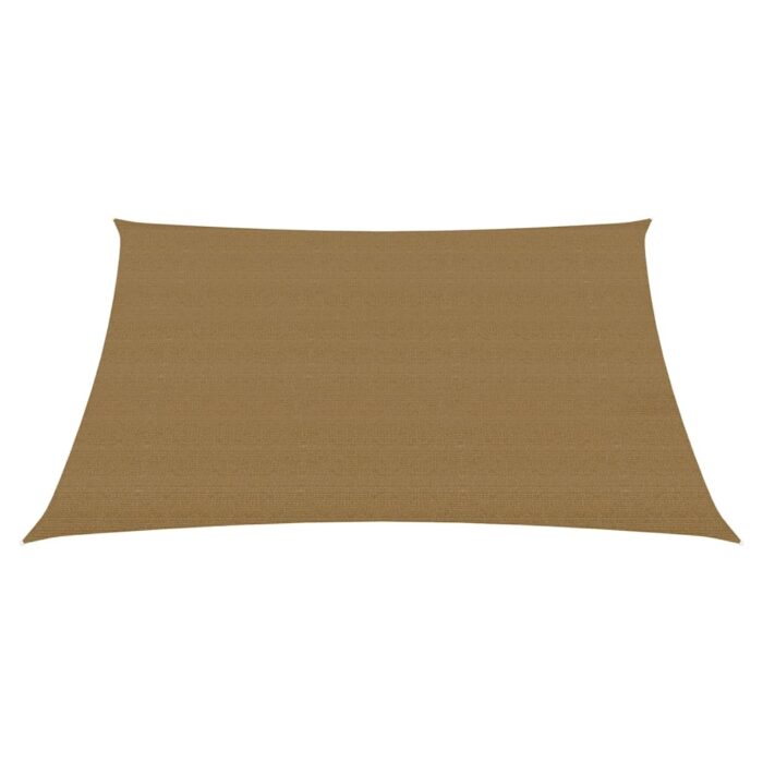 Voile d'ombrage 160 g/m² Taupe 3/4x2 m PEHD – Image 2