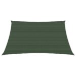 Voile d'ombrage 160 g/m² Vert foncé 2,5x2,5 m PEHD – Image 2