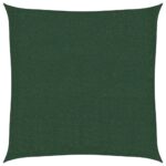 Voile d'ombrage 160 g/m² Vert foncé 2,5x2,5 m PEHD – Image 9