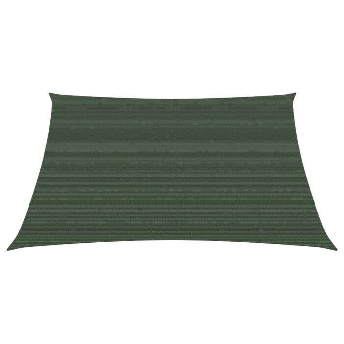 Voile d'ombrage 160 g/m² Vert foncé 4x4 m PEHD – Image 2