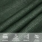Voile d'ombrage 160 g/m² Vert foncé 2x3 m PEHD – Image 9
