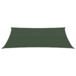 Voile d'ombrage 160 g/m² Vert foncé 2x4,5 m PEHD – Image 2