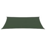 Voile d'ombrage 160 g/m² Vert foncé 2x5 m PEHD – Image 2