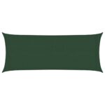 Voile d'ombrage 160 g/m² Vert foncé 2x5 m PEHD – Image 9