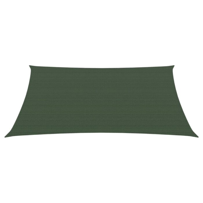 Voile d'ombrage 160 g/m² Vert foncé 2,5x3 m PEHD – Image 2