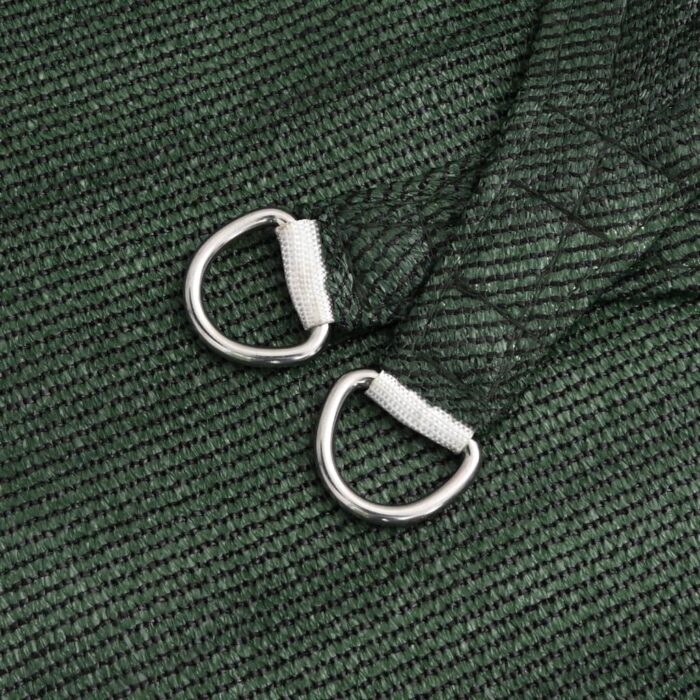 Voile d'ombrage 160 g/m² Vert foncé 2,5x3 m PEHD – Image 6