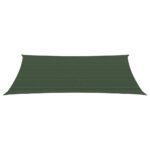 Voile d'ombrage 160 g/m² Vert foncé 3x6 m PEHD – Image 2