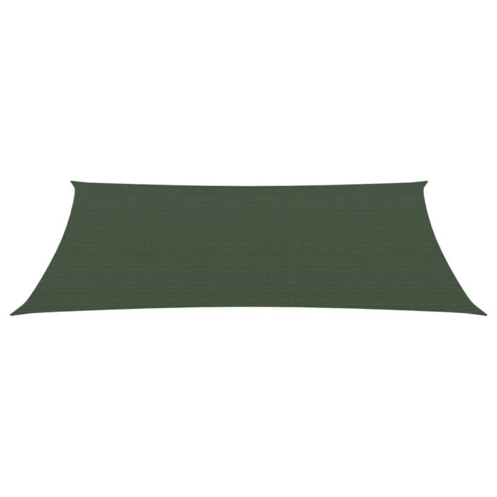 Voile d'ombrage 160 g/m² Vert foncé 3x6 m PEHD – Image 2