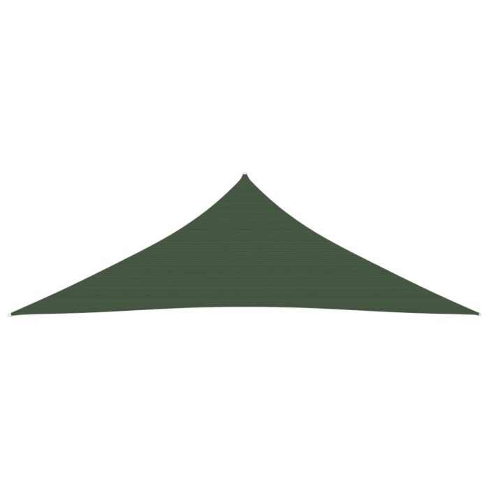 Voile d'ombrage 160 g/m² Vert foncé 3,5x3,5x4,9 m PEHD – Image 2