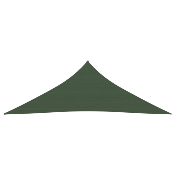 Voile d'ombrage 160 g/m² Vert foncé 4x4x4 m PEHD – Image 2