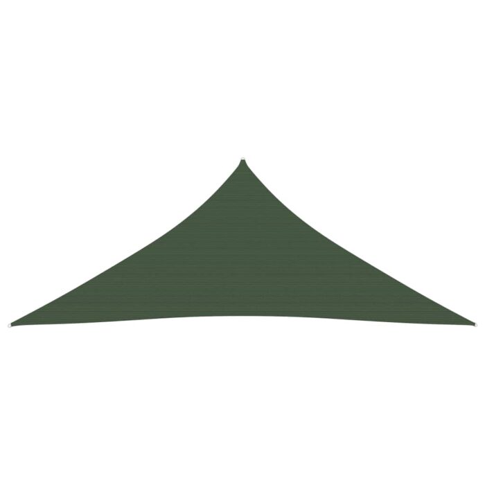 Voile d'ombrage 160 g/m² Vert foncé 4x5x5 m PEHD – Image 2