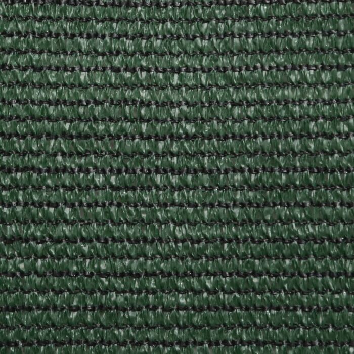 Voile d'ombrage 160 g/m² Vert foncé 5x5x6 m PEHD – Image 7