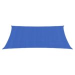 Voile d'ombrage 160 g/m² Bleu 2,5x4 m PEHD – Image 2