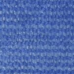 Voile d'ombrage 160 g/m² rectangulaire bleu 2,5x5 m PEHD – Image 4