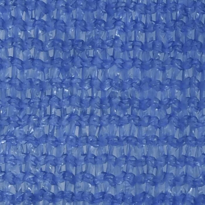 Voile d'ombrage 160 g/m² rectangulaire bleu 3x6 m PEHD – Image 4