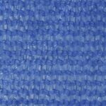 Voile d'ombrage 160g/m² rectangulaire bleu 3,5x4,5 m PEHD – Image 4