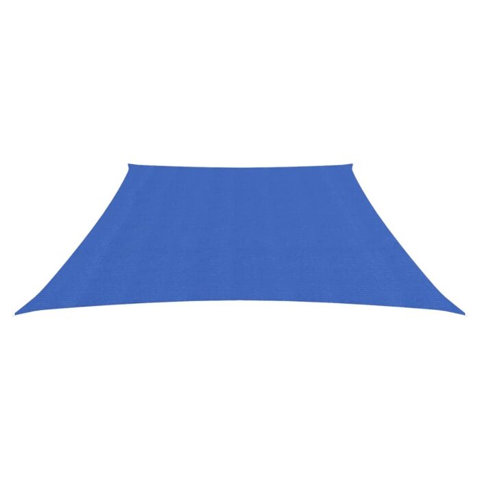 Voile d'ombrage 160 g/m² Bleu 3/4x2 m PEHD – Image 2