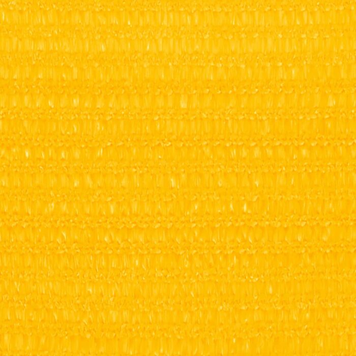 Voile d'ombrage 160 g/m² carré jaune 5x5 m PEHD – Image 4