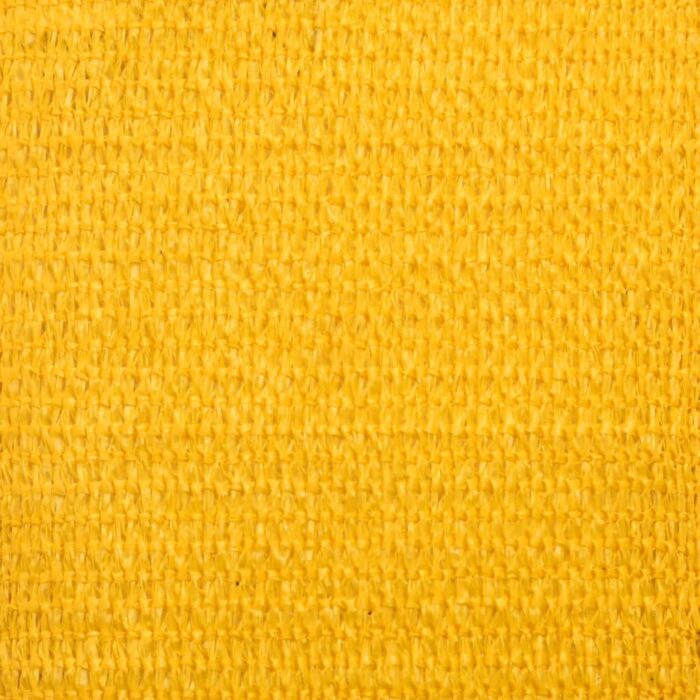 Voile d'ombrage 160 g/m² carré jaune 5x5 m PEHD – Image 7