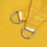 Voile d'ombrage 160 g/m² carré jaune 6x6 m PEHD – Image 3