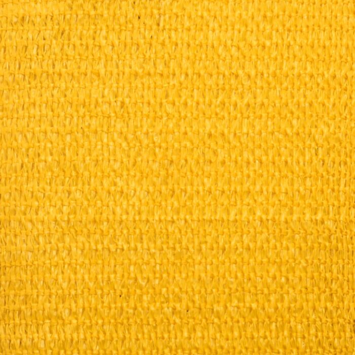 Voile d'ombrage 160 g/m² carré jaune 6x6 m PEHD – Image 7