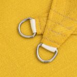 Voile d'ombrage 160 g/m² carré jaune 7x7 m PEHD – Image 3