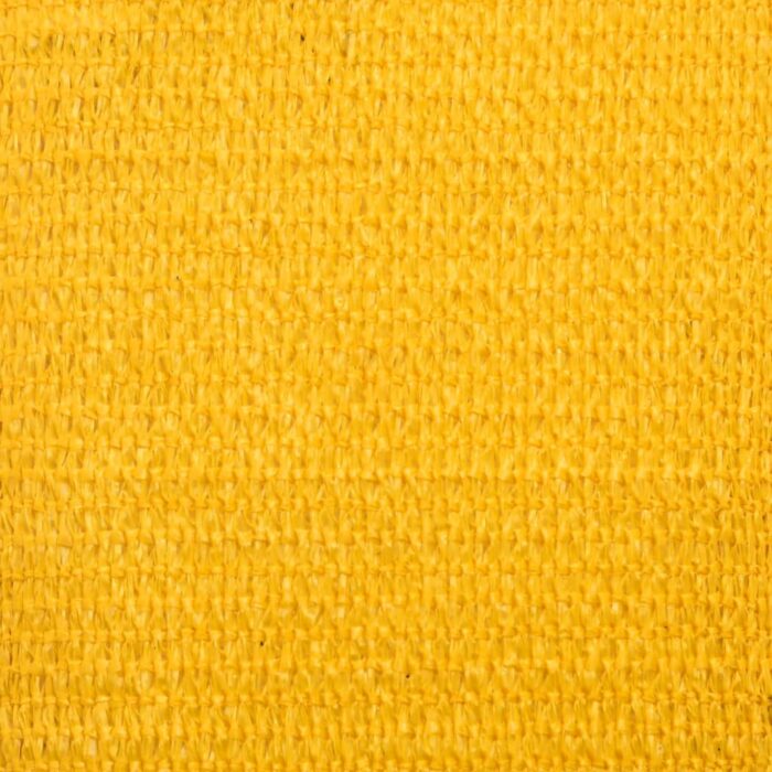 Voile d'ombrage 160 g/m² carré jaune 7x7 m PEHD – Image 7