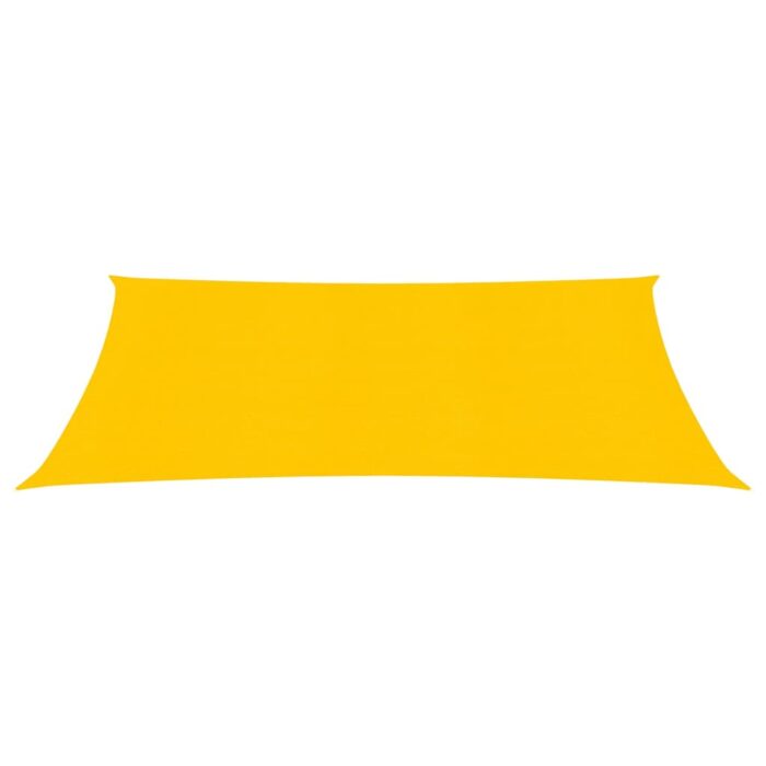Voile d'ombrage 160 g/m² Jaune 2,5x4 m PEHD – Image 2