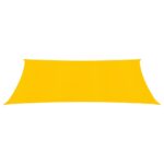 Voile d'ombrage 160 g/m² Jaune 2,5x4,5 m PEHD – Image 2
