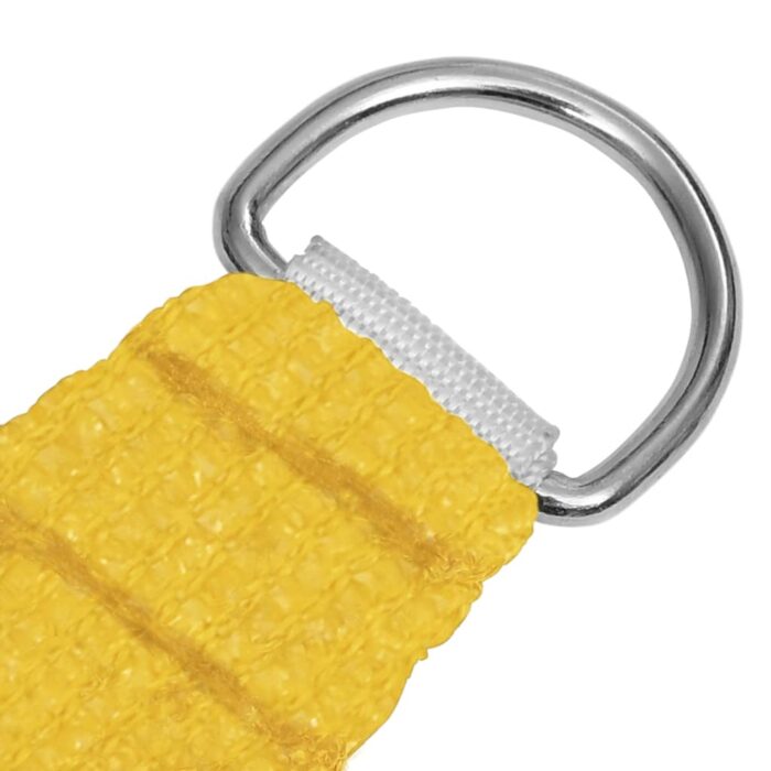 Voile d'ombrage 160 g/m² Jaune 2,5x4,5 m PEHD – Image 3