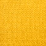Voile d'ombrage 160 g/m² rectangulaire jaune 4x5 m PEHD – Image 7