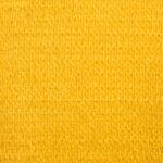 Voile d'ombrage 160 g/m² rectangulaire jaune 5x6 m PEHD – Image 7