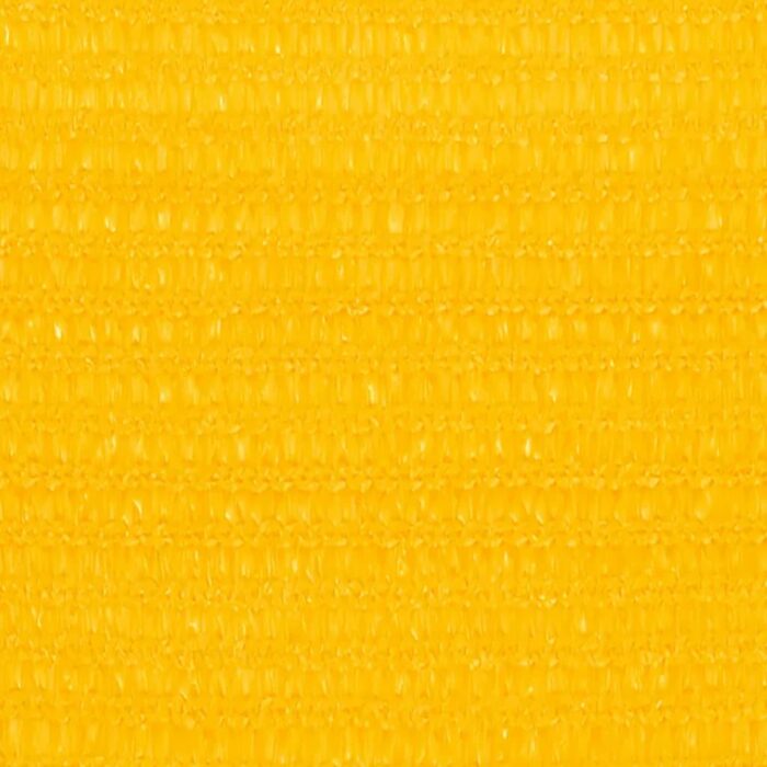 Voile d'ombrage 160 g/m² rectangulaire jaune 5x7 m PEHD – Image 4