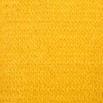 Voile d'ombrage 160 g/m² triangulaire jaune 5x5x6 m PEHD – Image 7