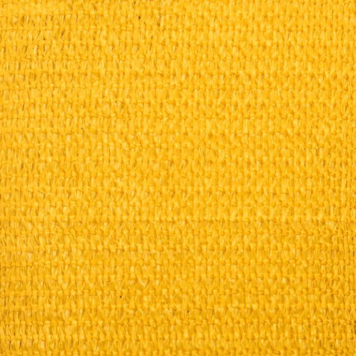 Voile d'ombrage 160 g/m² triangulaire jaune 5x5x6 m PEHD – Image 7