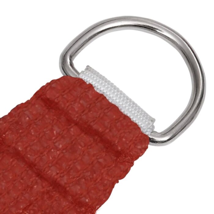 Voile d'ombrage 160 g/m² Rouge 4,5x4,5 m PEHD – Image 3