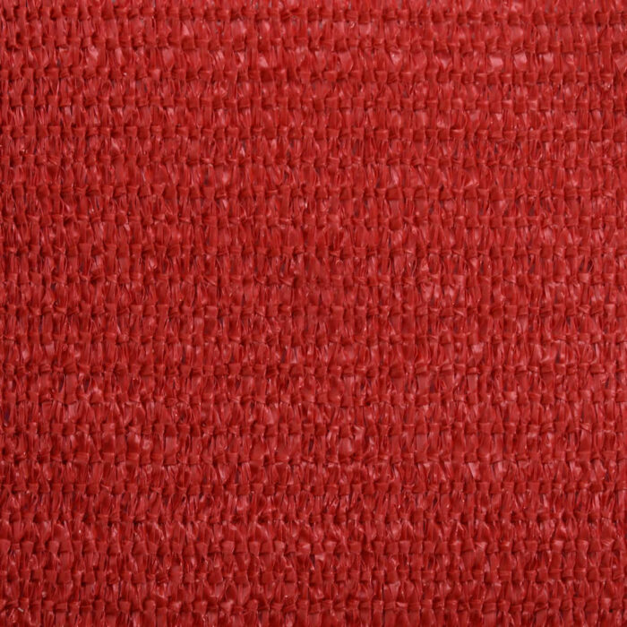Voile d'ombrage 160 g/m² Rouge 6x6 m PEHD – Image 7