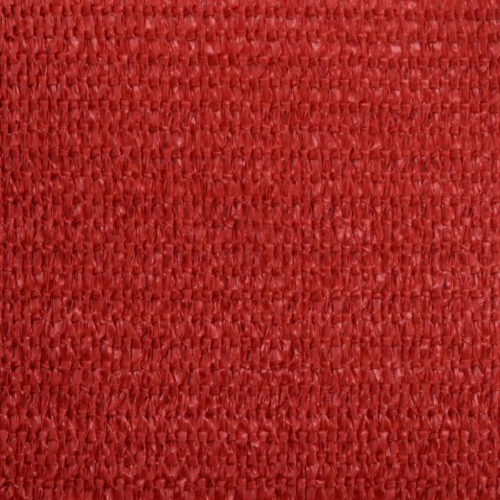 Voile d'ombrage 160 g/m² Rouge 2x4,5 m PEHD – Image 7