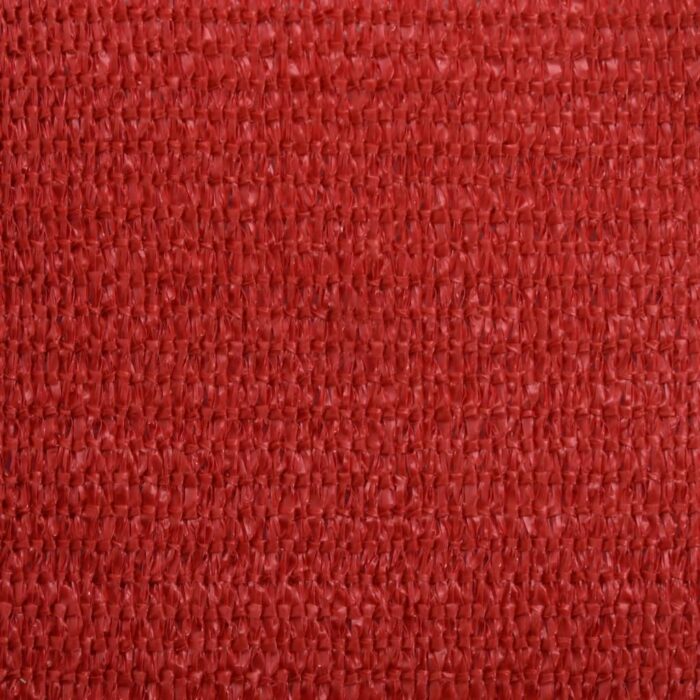 Voile d'ombrage 160 g/m² Rouge 5x6 m PEHD – Image 7
