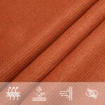 Voile d'ombrage 160 g/m² carré orange 6x6 m PEHD – Image 3