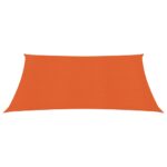 Voile d'ombrage 160 g/m² Orange 2x2,5 m PEHD – Image 2