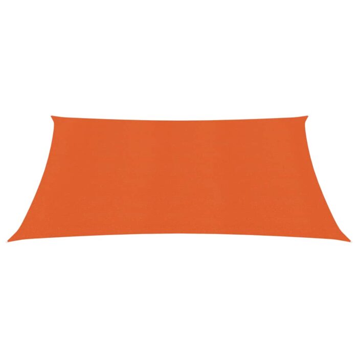 Voile d'ombrage 160 g/m² Orange 2,5x3 m PEHD – Image 2