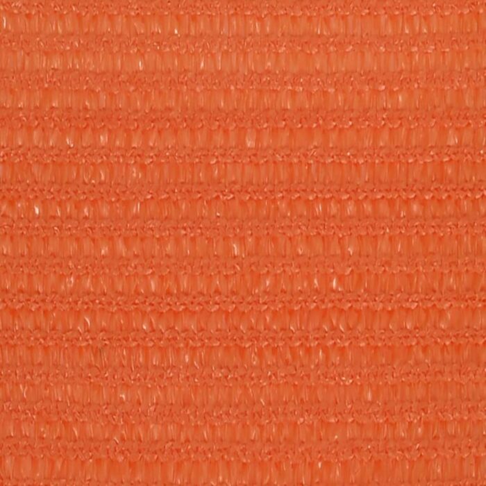 Voile d'ombrage 160 g/m² rectangulaire orange 3x5 m PEHD – Image 4