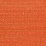 Voile d'ombrage 160 g/m² rectangulaire orange 3x6 m PEHD – Image 4