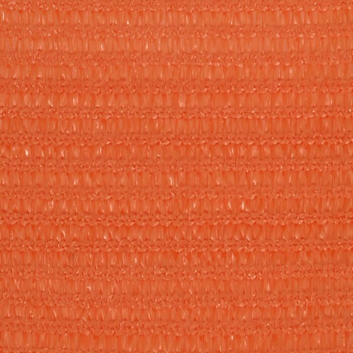 Voile d'ombrage 160 g/m² rectangulaire orange 4x5 m PEHD – Image 4