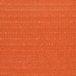 Voile d'ombrage 160 g/m² rectangulaire orange 5x7 m PEHD – Image 4