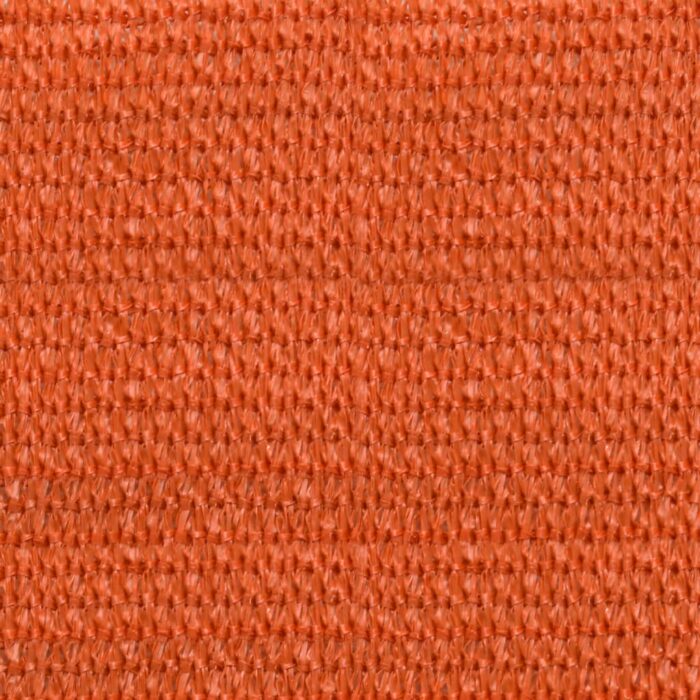 Voile d'ombrage 160 g/m² Orange 3x3x4,2 m PEHD – Image 7