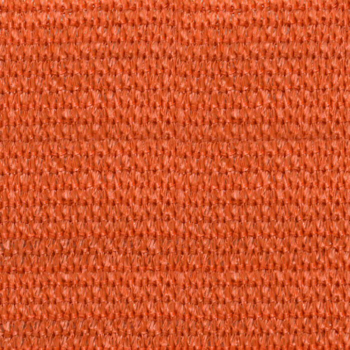 Voile d'ombrage 160 g/m² triangulaire orange 4,5x4,5x4,5 m PEHD – Image 7