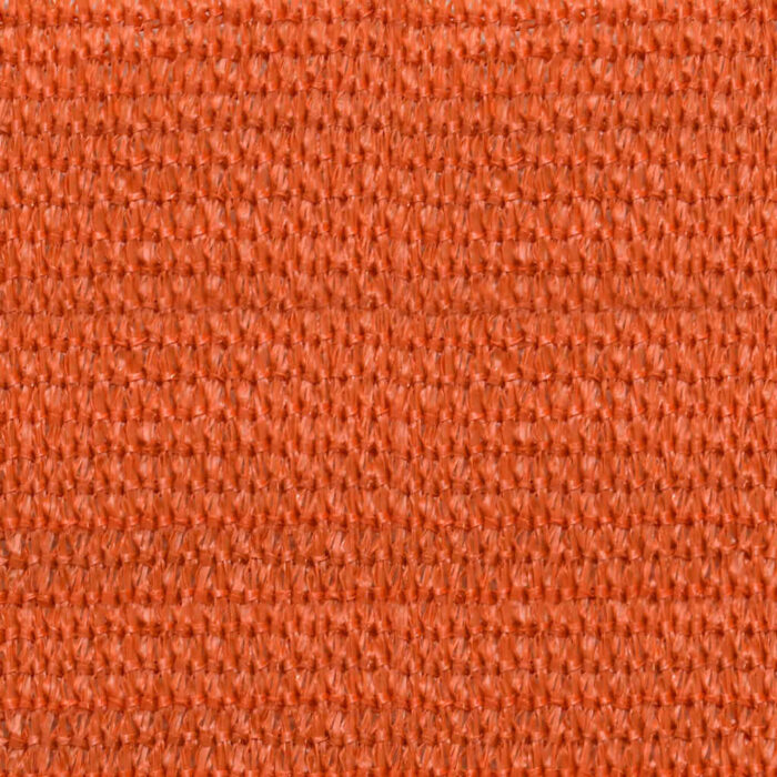 Voile d'ombrage 160 g/m² trapèze orange 3/4x2 m PEHD – Image 7