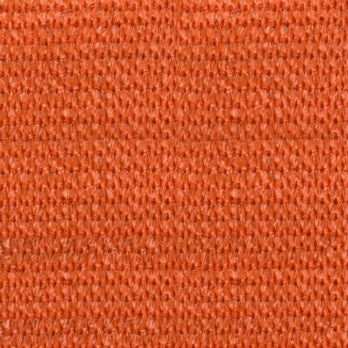 Voile d'ombrage 160 g/m² trapèze orange 3/4x3 m PEHD – Image 7